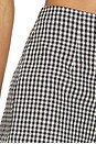 view 6 of 6 SHORT BIRDIE in Black Gingham