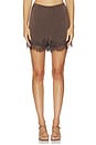 view 1 of 6 SHORT KAIA  in Chocolate Brown