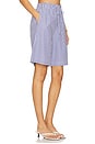 view 2 of 6 Miley Stripe Short in Navy & White Stripe