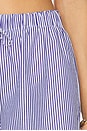 view 6 of 6 Miley Stripe Short in Navy & White Stripe