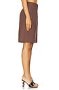 view 3 of 6 Dion Linen Bermuda Shorts in Brown