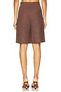 view 4 of 6 Dion Linen Bermuda Shorts in Brown
