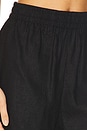 view 6 of 6 Cercei Linen Shorts in Black