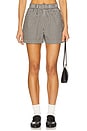 view 1 of 6 Preston Short in Black Gingham