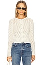 view 1 of 4 Eloise Crochet Cardigan in Ecru
