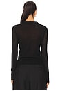 view 3 of 4 Elodie Henni Polo Sweater in Black