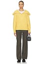 view 4 of 4 Leigh Zipup Sweater in Mustard