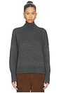 view 1 of 4 Spence Turtleneck Sweater in Charcoal