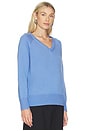 view 2 of 4 Soren V Neck Sweater in Cornflower Blue