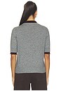 view 4 of 4 Sloane Contrast Crew Neck Sweater in Grey Brown