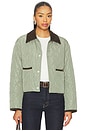 view 1 of 5 Elodie Nina Quilted Jacket in Olive