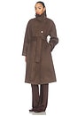 view 4 of 4 Genesis Coat in Brown