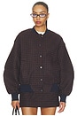 view 2 of 6 BLOUSON SIMONE  in Navy & Brown