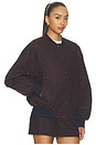 view 4 of 6 BLOUSON SIMONE  in Navy & Brown