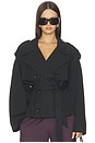 view 1 of 5 GABARDINA CORTA ELEANOR  in Black