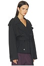 view 4 of 5 GABARDINA CORTA ELEANOR  in Black