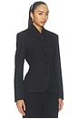 view 2 of 4 Rhea Buttoned Blazer in Black