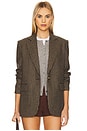 view 1 of 6 Elodie Alex Blazer in Brown Combo