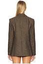 view 4 of 6 Elodie Alex Blazer in Brown Combo