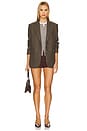 view 5 of 6 Elodie Alex Blazer in Brown Combo