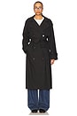 view 1 of 4 Elodie Mason Trench Coat in Black