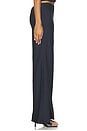 view 4 of 6 PANTALONES DE SATÉN ROW  in Navy