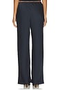 view 5 of 6 PANTALONES DE SATÉN ROW  in Navy