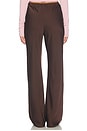 view 5 of 6 Row Satin Pant in Espresso