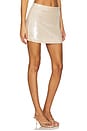 view 2 of 6 Elodie Reed Sequin Mini Skirt in Champagne