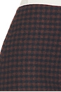 view 7 of 6 Simone Mini Skirt in Navy & Brown