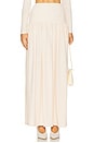 view 1 of 6 Cleo Maxi Knit Skirt in Ecru
