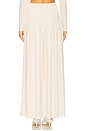 view 4 of 6 Cleo Maxi Knit Skirt in Ecru