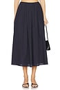 view 1 of 6 Bari Poplin Skirt in Navy