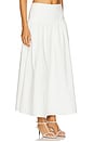 view 2 of 6 Wren Poplin Skirt in White