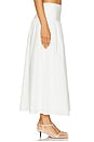 view 3 of 6 Wren Poplin Skirt in White