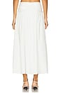 view 4 of 6 Wren Poplin Skirt in White