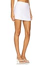view 2 of 6 Axel Linen Mini Skirt in White