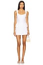view 5 of 6 Axel Linen Mini Skirt in White