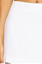 view 6 of 6 Axel Linen Mini Skirt in White