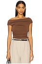view 1 of 4 Oakley Knit Top in Brown