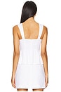 view 3 of 4 Gaia Linen Top in White