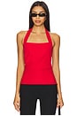 view 1 of 4 Colbie Crepe Top in Red