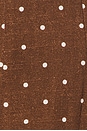view 5 of 5 ELSIE 탑 in Brown Ivory Dot