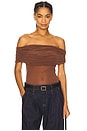 view 1 of 4 Fred Top in Brown