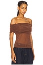view 2 of 4 Fred Top in Brown
