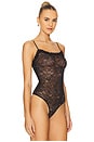 view 3 of 5 Elodie Clara Lace Bodysuit in Black