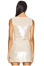 view 3 of 5 Elodie Reed Sequin Top in Champagne