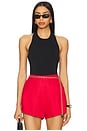 view 1 of 4 Effie Halter Knit Tank Top in Black