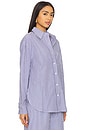 view 3 of 6 Miley Stripe Shirt in Navy & White Stripe
