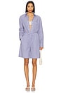 view 5 of 6 Miley Stripe Shirt in Navy & White Stripe
